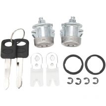 Jeu de cylindres de serrure de porte Cylindres de serrure de porte avec 2 clés 703362 Remplacement pour Ford Excursion 2000-2005 - Jeffergarden