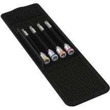 Set de 4 douille-embouts longues Zyklop 1/4' avec fonction de retenue Wera 8767 a hf tx 1