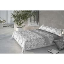Set ofsheets Pierre Cardin coral nestor grey bed of150