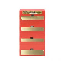 Jeu de feuilles métalliques, laiton, Dimensions : 150 x 1200 mm