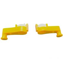 Regiplast - Fixations pour plaque de commande murale wc suspendu