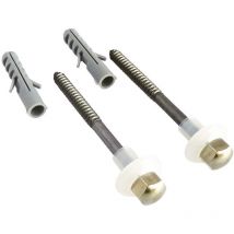Ayor - Fixations pour abattant de wc 6x70mm - lot de 2