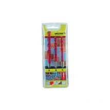 Alpen Foret En Métal Dur À Découper Multicut 1/4 ''Queue 6 Pans-Diamètre : 5/6/8 Mm 120 L/100 Mm, 3 Pièces Dans Une Kunsstoffkas