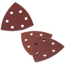 Jeu de papier abrasif, 3 pièces de grains de tailles différentes, pour outil multifonction Aldi ferrex 20 Volts (1 x K60, 1 x K80, 1 x K120)