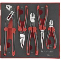 Teng Tools - Jeu de pinces tpr Foam2 tray 5 pièces TED441-T