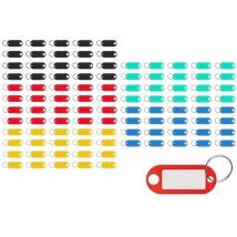 Malatec - Jeu de porte-clés/identification de clé 100 pièces