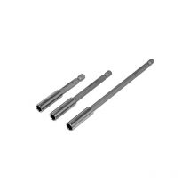 Yato YT-04699 lot de 3 porte-embouts magnétiques 75, 100 et 150 mm de long, tige hexagonale