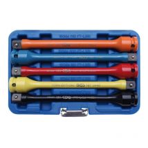 Jeu de 5 rallonges de torsion pour cle a choc limiteur de couple
