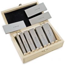Jeu de cales parallèles 18 pièces 100mm 9 Paires Coffret de cales étalons parallèles en acier Fraisa