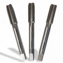 Jeu de taraud à main 3 passes hss M16 x 2,0 mm 'pas métrique' x q. Carrée pour Aciers, Inox Diamwood