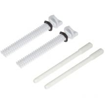 Cersanit - Jeu de tige de déclanchement et de fixation de plaque pour bâti 'Slim&Silent'