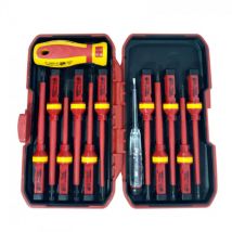 Kroftools - Jeu de tournevis isoles vde/gs torx etoile plats et cruciformes