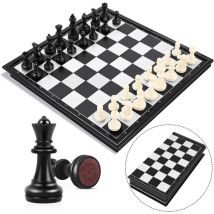 Jeu d'échecs magnétique, plateau pliable pour enfants à partir de 6 ans