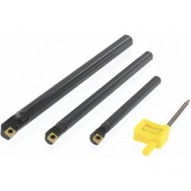 Jeu d'outils de tournage intérieur 95° - 8 - 10 - 12 mm Mw-tech DBS0312