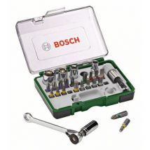 Accessories Promoline Jeu de clés à douille métrique 1/4 (6.3 mm) 27 pièces 2607017160 - Bosch