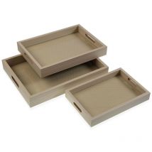Versa Home - Jeux de plateaux Versa Bois mdf 30 x 5,5 x 40 cm (3 Pièces)