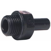 John Guest Speedfit - Jg Speedfit Einschraubstutzen Ø 10 Mm X 3/8 Zoll, Pm Metrisch - Für Druckluft Und Flüssigkeiten