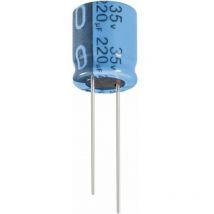 ECR1CPT101MFF200511 Condensateur électrolytique sortie radiale 2 mm 100 μF 16 v 20 % (ø x h) 5 mm x 11 mm 1 pc(s) W13056 - Jianghai