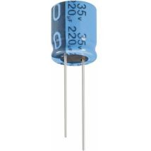 ECR1EPT471MFF501012 Condensateur électrolytique sortie radiale 5 mm 470 μF 25 v 20 % (ø x h) 10 mm x 12.5 mm 1 pc(s) W18716 - Jianghai