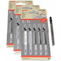 Ufixt - Jigsaw Blades T101BR For Cutting Laminates Veneers hcs Fits aeg