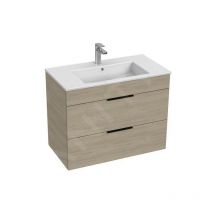 Cube - Meuble avec lavabo 80x43x61 cm, frêne H4537621765141 - Jika