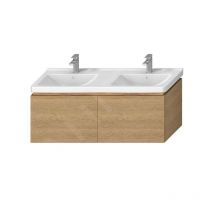 Cubito - Meuble sous lavabo double 1280x480, chêne H40J4274015191 - Jika