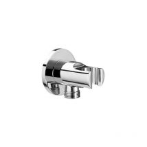 Jika - Cubito Pure - Raccord flexible de douche 1/2' avec support, chrome H3631X00041521
