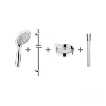 Jika - Cubito Pure - Set de douche Cubito-N 130 mm, 4 jets, chrome H3651X00044731