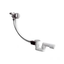 Jika - Deep - Set de garniture de vidage de baignoire 550 s avec trop-plein, câble de bowden, plastique H2948170040001