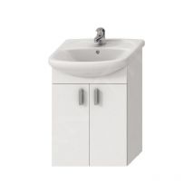 Jika - Lyra - Meuble avec lavabo, 502x292x708 mm, blanc H4519514323001