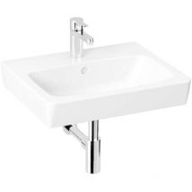 Jika - Lyra plus - Waschtisch 55x45 cm, mit Überlauf, mit Hahnloch, weiß H8103810001041