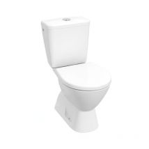Jika - Lyra plus - wc combiné, évacuation par le bas, remplissage latéral, blanc H8257270002413