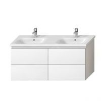 Mio-N - Meuble sous lavabo double 130, 1266x588x448 mm, blanc H40J7184015001 - Jika