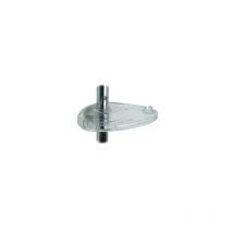 Jika Mio - Porte-savon pour barre de douche, transparent/blanc H3962700000001
