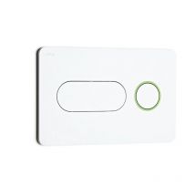 Jika Modul - Plaque de déclenchement PL8, blanc/vert H8936460000001