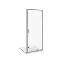 Jika - Nion - Porte de douche pivotante g/d à un battant, 800 mm perla Glass, argent/verre transparent H2542N10026681
