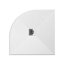 Jika - Padana - Receveur de douche 80x80 cm, aspect ardoise/blanc mat H213930R100001