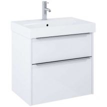 Jika - Pure - Waschtisch Mit Unterschrank, 60x54x42 Cm, 2 Auszüge, Weiß Glänzend H40b2324025002