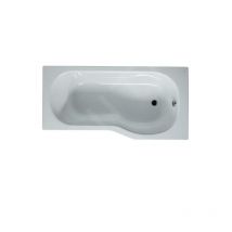 Jika - Tigo - Baignoire asymétrique 1600x800x430 mm, droite, blanc H2222100000001