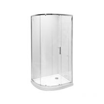 Jika - Tigo - Cabine de douche 780x980 mm Perla Glass, argent/verre arctique H2512110026661