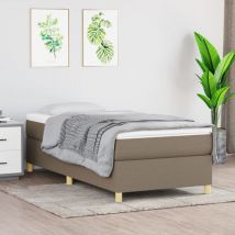 Jinlefu - Furniture Limited - Sommier à lattes de lit avec matelas Taupe 10