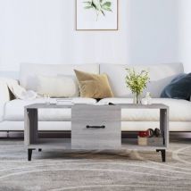 Couchtisch Grau Sonoma 102x50x40 Cm Holzwerkstoff Vidaxl