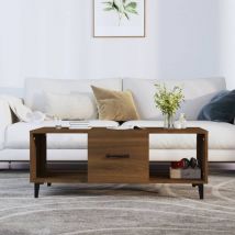 Couchtisch Braun Eichen-Optik 102x50x40 cm Holzwerkstoff vidaXL