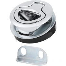 Gotrays - Jinyu Marine Stainless Steel Flush Pull Hatch Latch Latch, Boat Hatch Handle Rv Toolbox Door Lock Built-in Pull Can Lock Delicate Zinc
