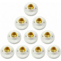 E27 Support De Lampe Douille a Vis Plastique Murale Adaptateur de Convertisseur de base d'ampoule led Supports pour Ampoule E27 Douille à vis Ronde