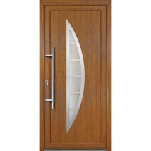 Meeth - Signum ExklusivPVC Model 28, innen: golden Oak, außen: golden Oak, Breite: 108cm, Höhe: 200cm, Öffnungsrichtung: din links