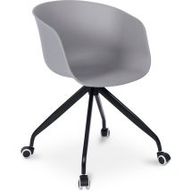 Privatefloor - Office Chair with Armrests - Desk Chair with Castors - Guy - Joan