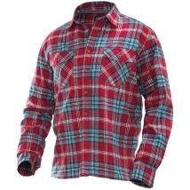 Chemise en flanelle 5138, rouge, taille xl - Jobman