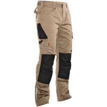 Arbeitshose 2321 Khaki/Schwarz Größe 52 - Jobman