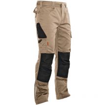 Arbeitshose 2321 Khaki/Schwarz Größe 54 - Jobman